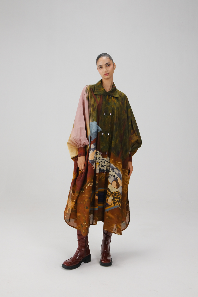 ECHO DRESS-Lakeside cotton by CORD for women Worldwide