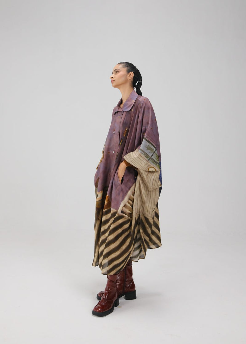 ECHO DRESS-Living Room cotton by CORD for women Worldwide