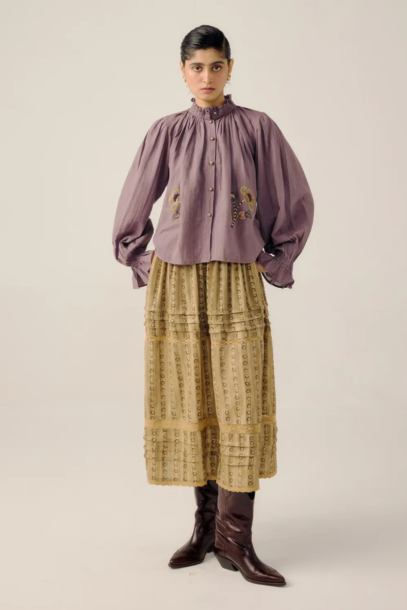 Elsa Top - Bloom Emb. cotton by CORD for women Worldwide