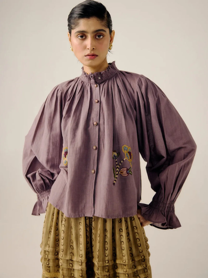 Elsa Top - Bloom Emb. cotton by CORD for women Worldwide