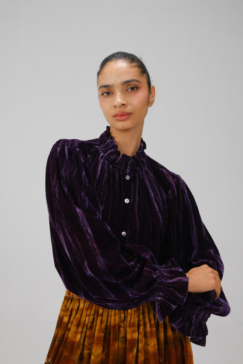 ELSA TOP-Purple by CORD for women Worldwide