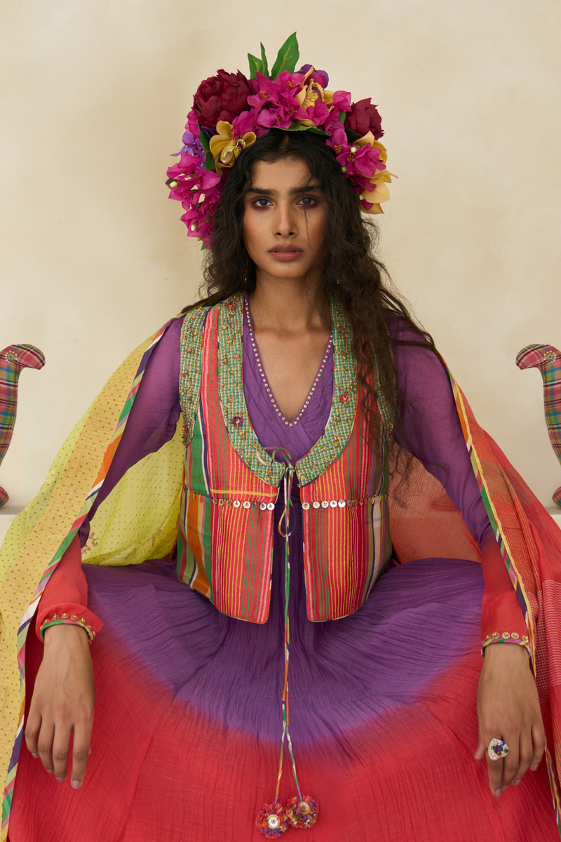Emily Set cotton by SWATTI KAPOOR in multi color for women Worldwide