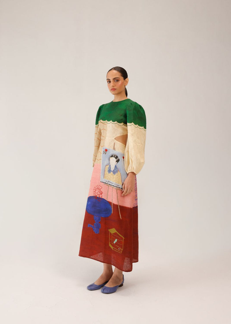 EURO LONG DRESS - LOFT all linen by CORD for women Worldwide