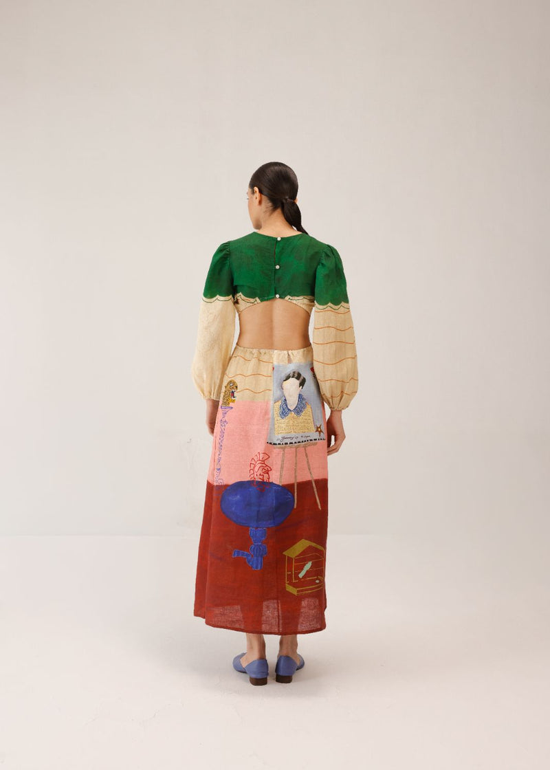 EURO LONG DRESS - LOFT all linen by CORD for women Worldwide