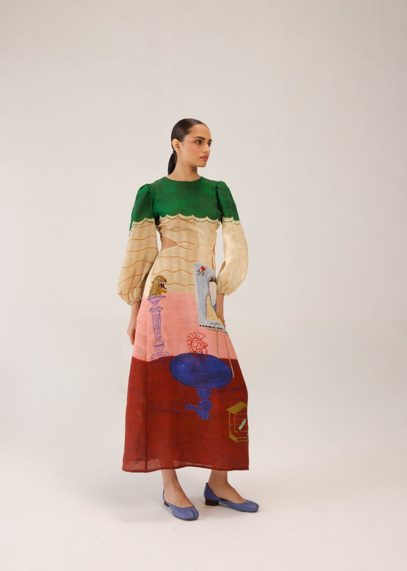 EURO LONG DRESS - LOFT all linen by CORD for women Worldwide