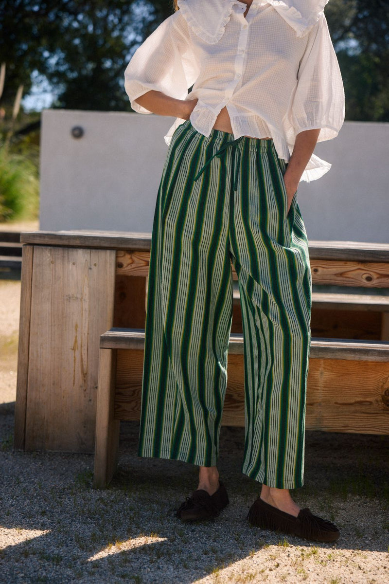 Easy Pants – Forest Stripe