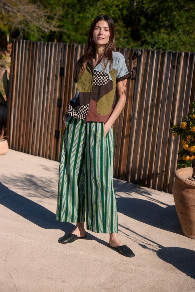 Easy Pants – Forest Stripe
