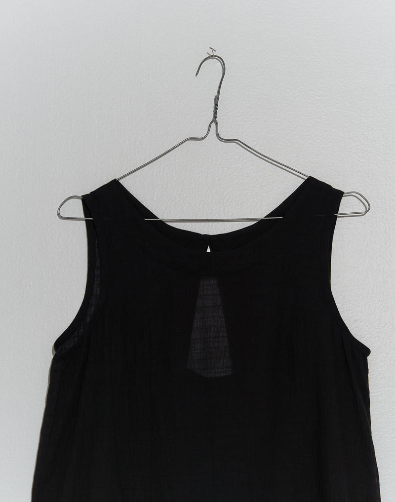 Easy black lounge -Top cotton by World of Crow in black color for women Worldwide