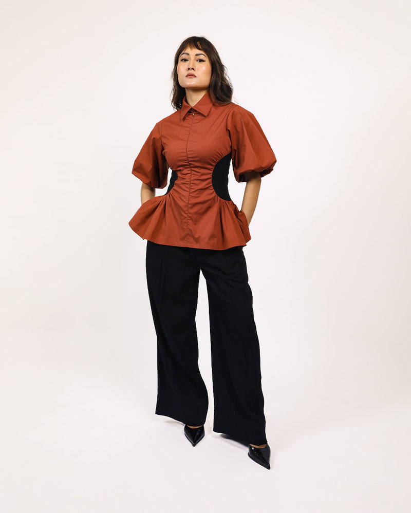 Illusion Top 100% cotton by Leh Studios in multi color for women Worldwide