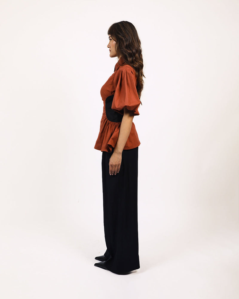 Illusion Top 100% cotton by Leh Studios in multi color for women Worldwide