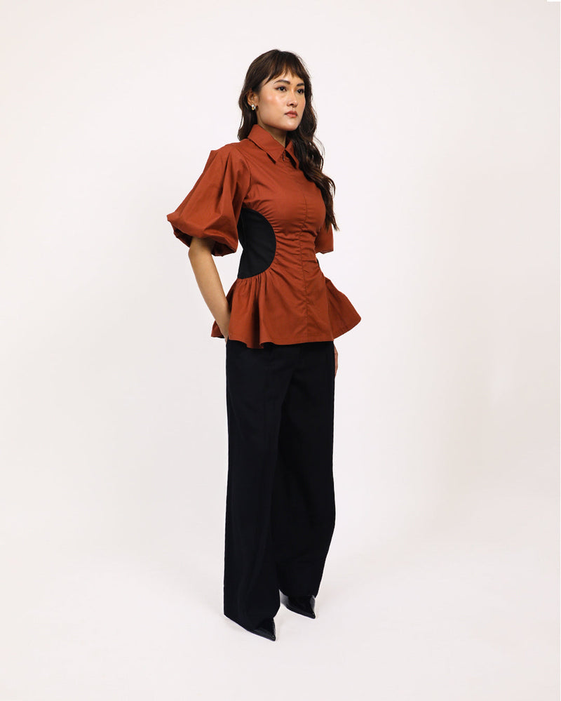 Illusion Top 100% cotton by Leh Studios in multi color for women Worldwide