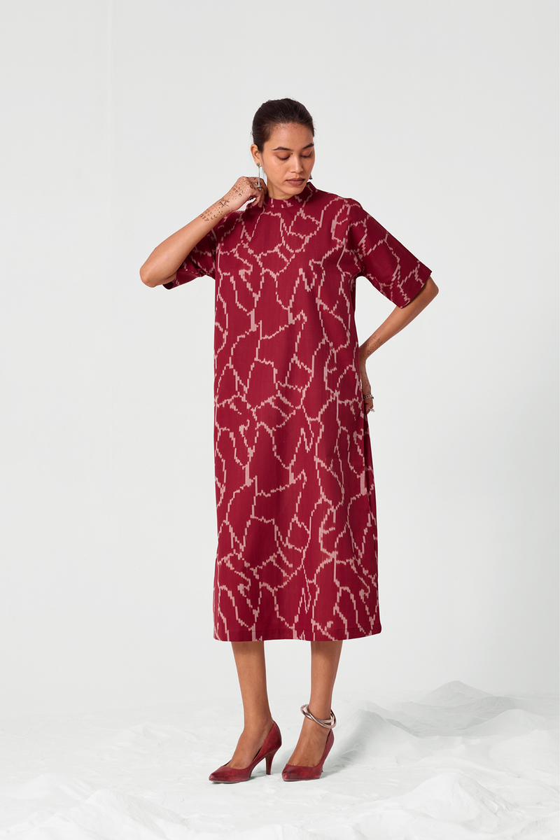 Ehan Handwoven Ikat Dress