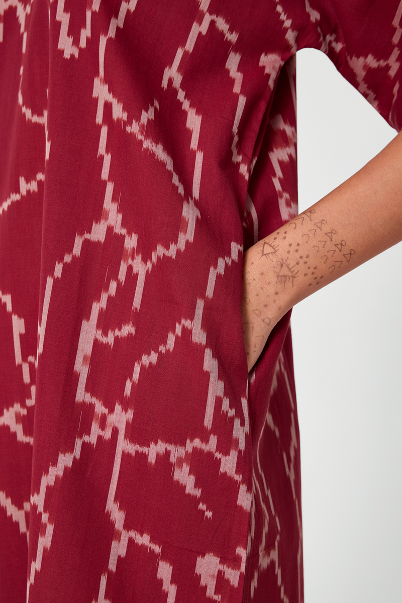 Ehan Handwoven Ikat Dress