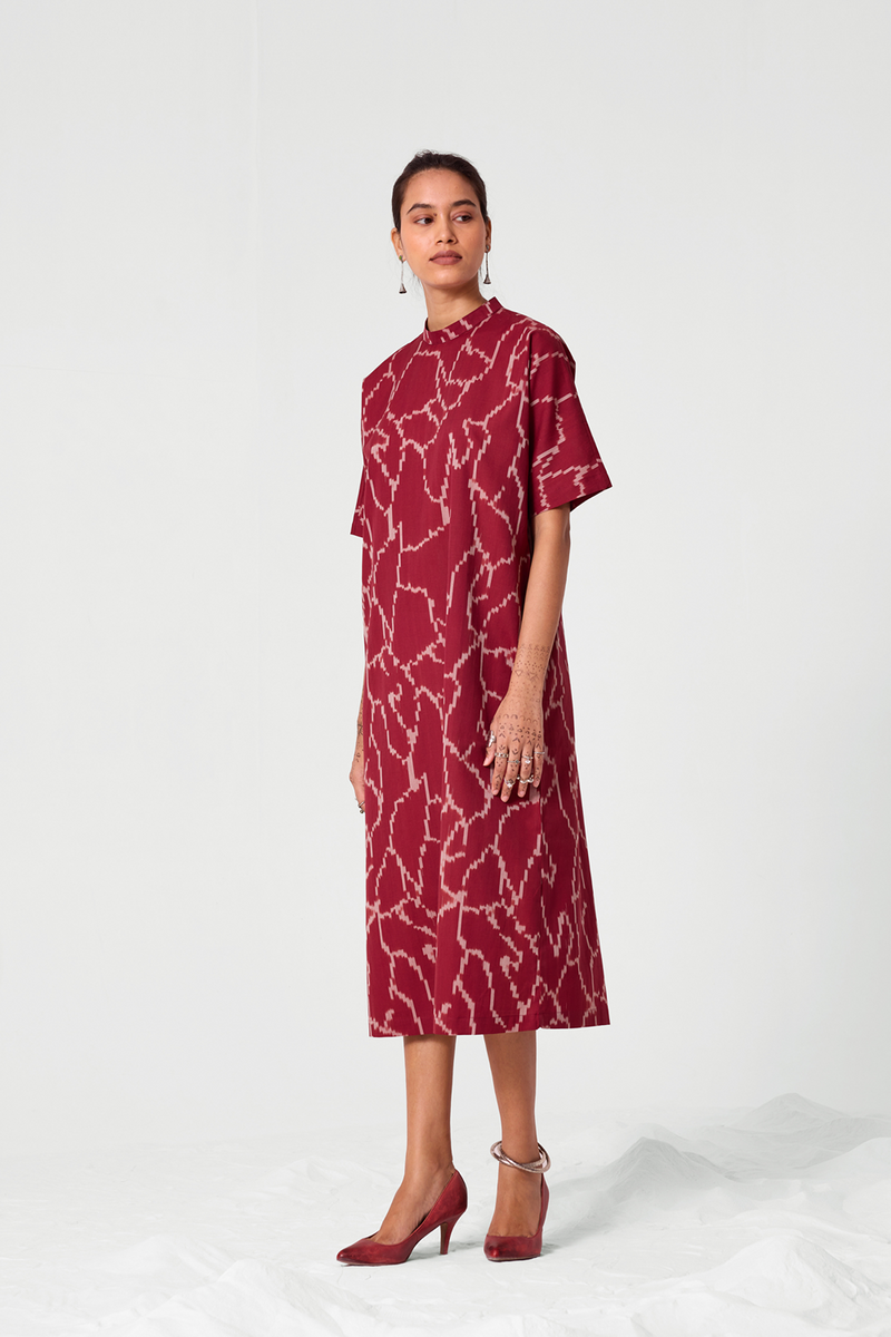 Ehan Handwoven Ikat Dress