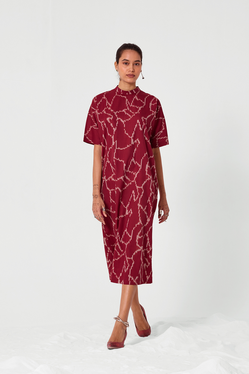 Ehan Handwoven Ikat Dress