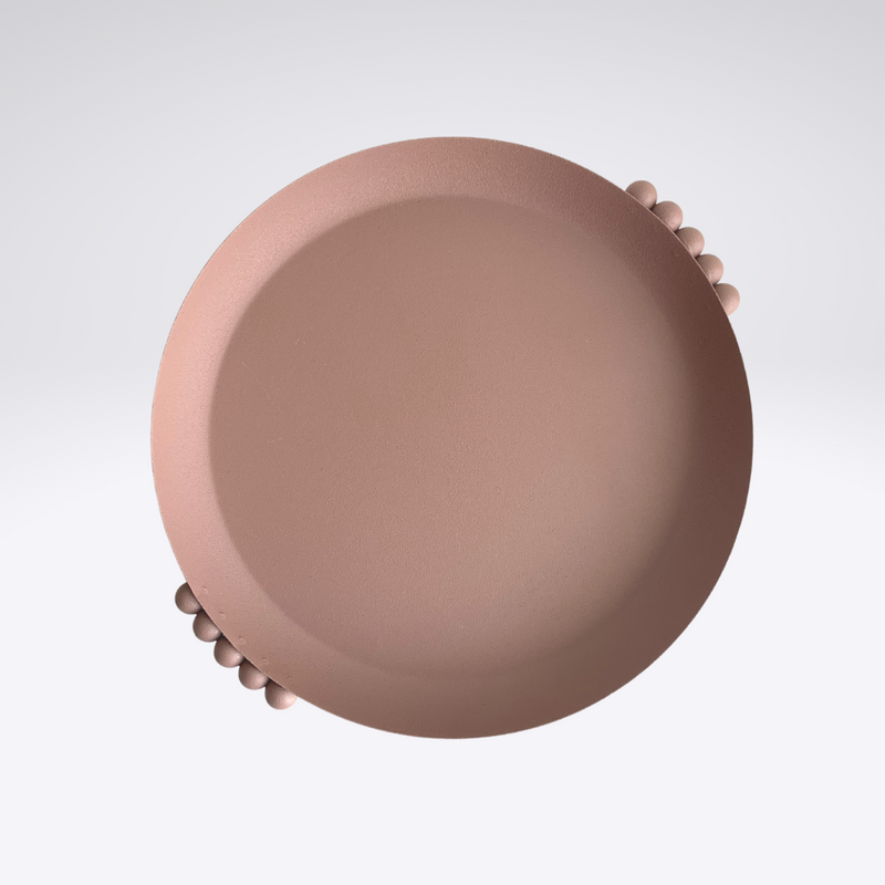 Elan Trinket Tray - Dusty Pink linen by Gado Living for Worldwide