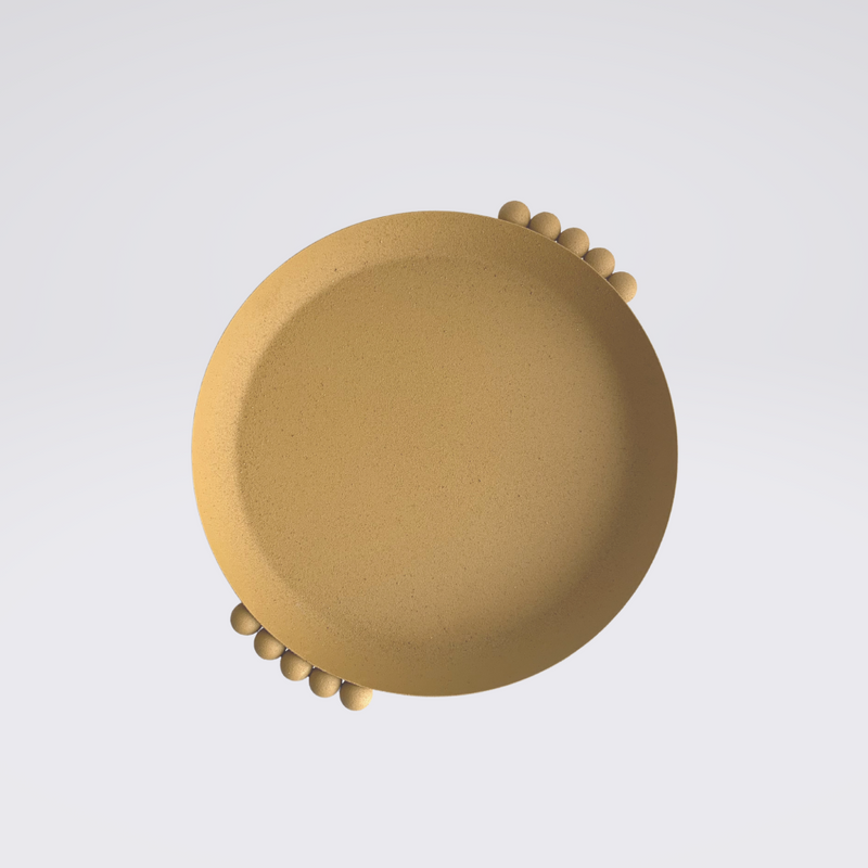 Elan Trinket Tray - Mustard linen by Gado Living for Worldwide