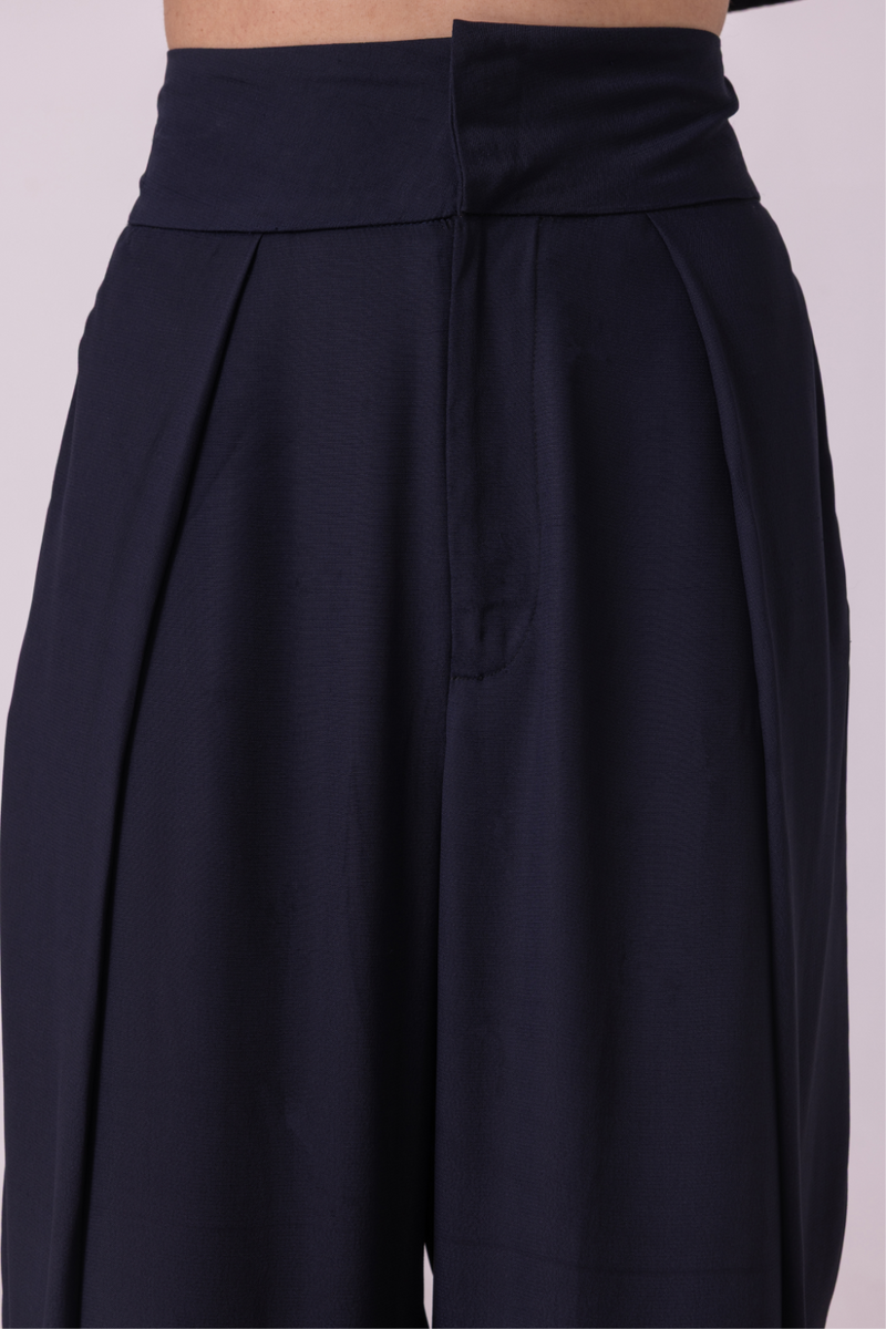 Elinor Black Barrel Pants satin by The Summer House in orange color for women Worldwide