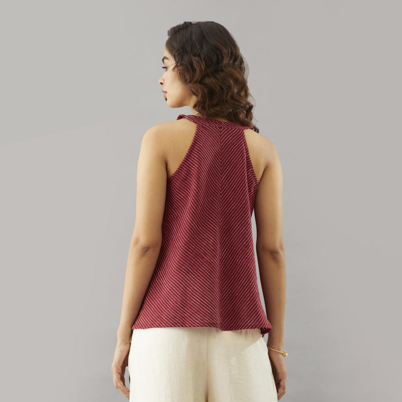 Elwah Halter neck top cotton by Moborr for women Worldwide