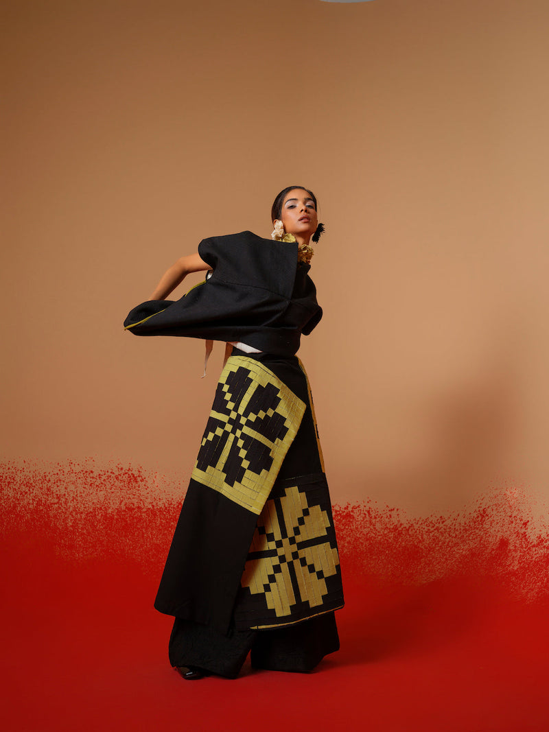 Ember Top-Black cotton matty tops and shirts by Stoique in black for women Worldwide