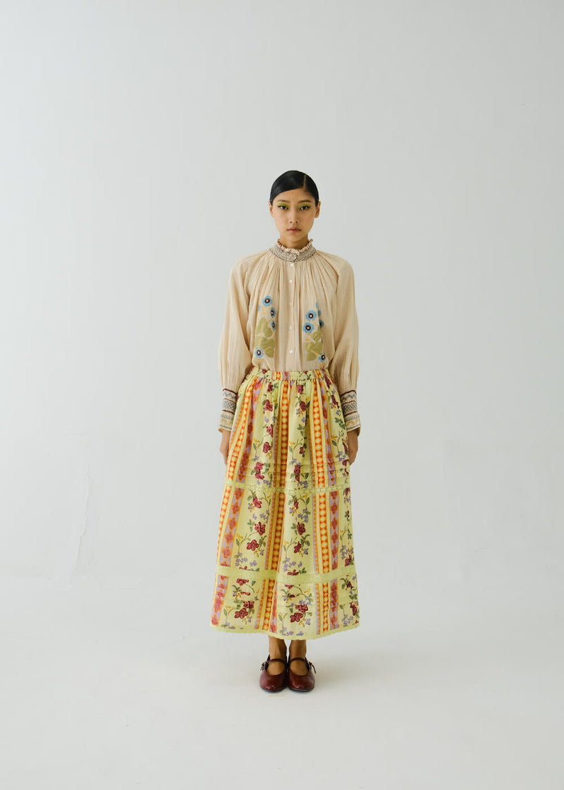 Emily skirt-Folk Bloom by CORD for women Worldwide