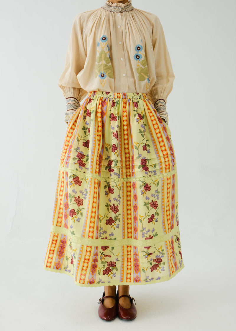 Emily skirt-Folk Bloom by CORD for women Worldwide