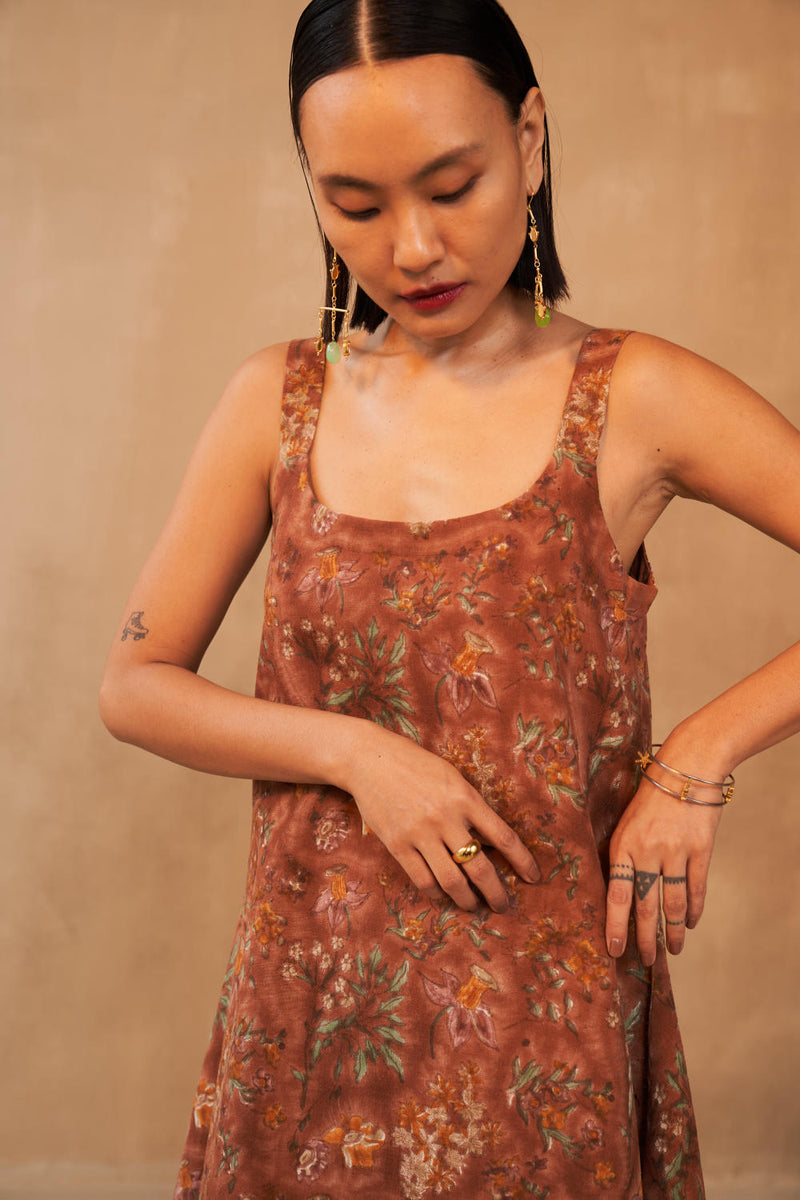 Endless Fields Kala Cotton Maxi Dress cotton by SUI in multi color for women Worldwide