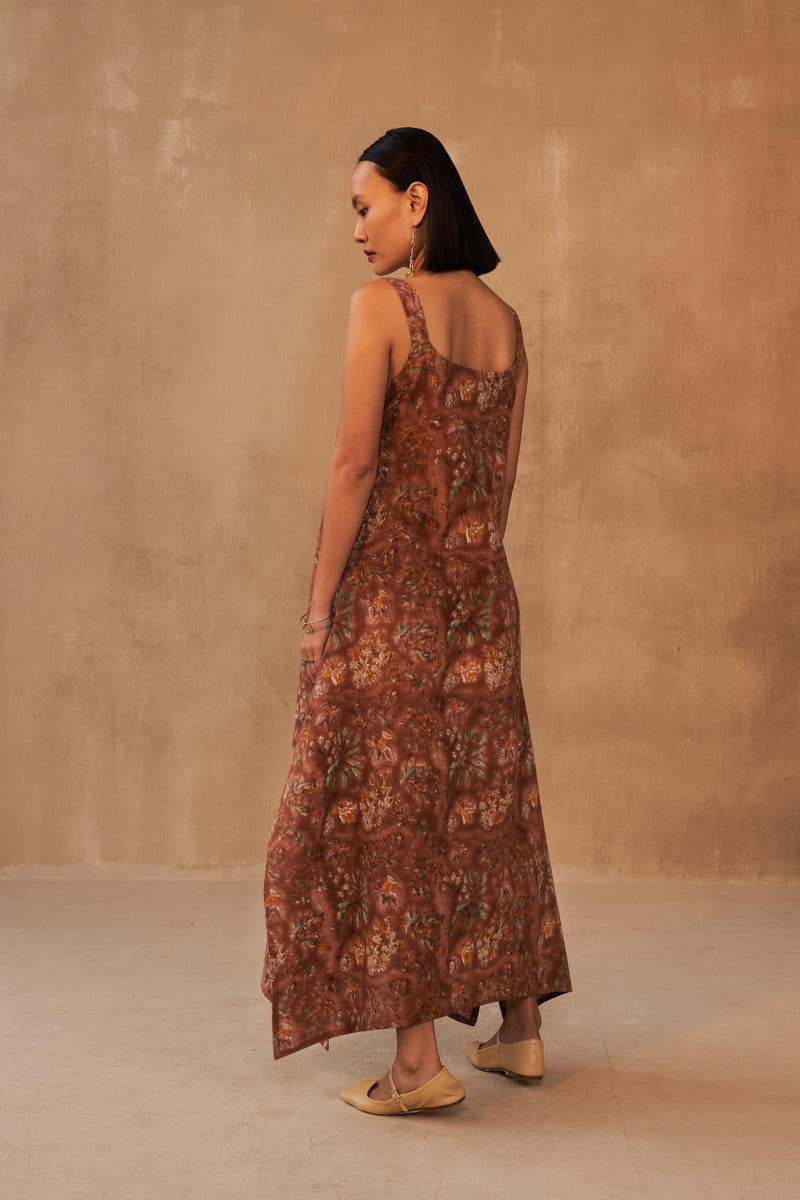 Endless Fields Kala Cotton Maxi Dress cotton by SUI in multi color for women Worldwide