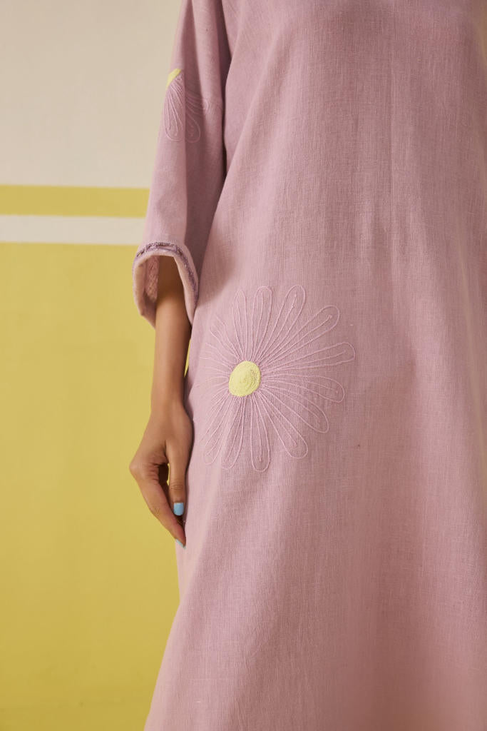 Endless Summer Kala Cotton Kurta Top cotton by SUI in pink color for women Worldwide