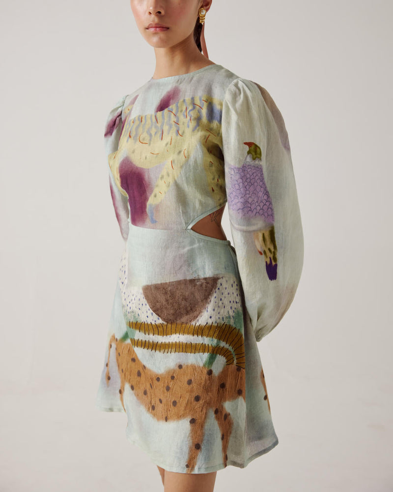 Euro Dress-Mirage mul by CORD in multi for women Worldwide