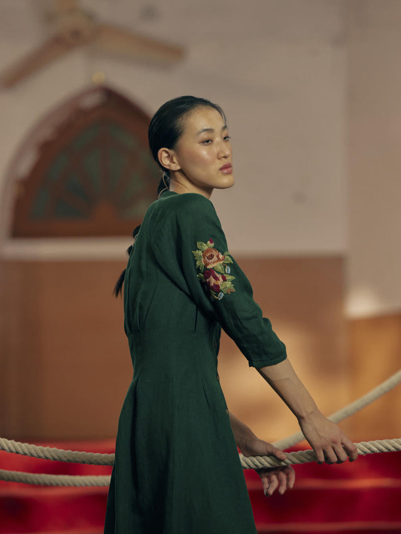 Eva Dress - Emerald Green by CORD for Worldwide