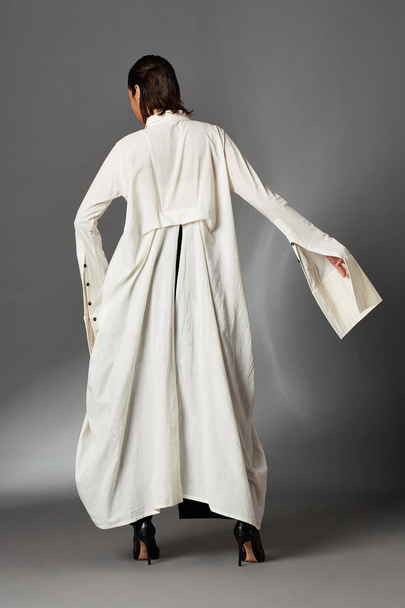 Everett Shirt-White cotton by Chola in white color for women Worldwide