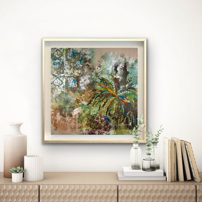 Lost in the Tropics Canvas Print (94x94 cm)