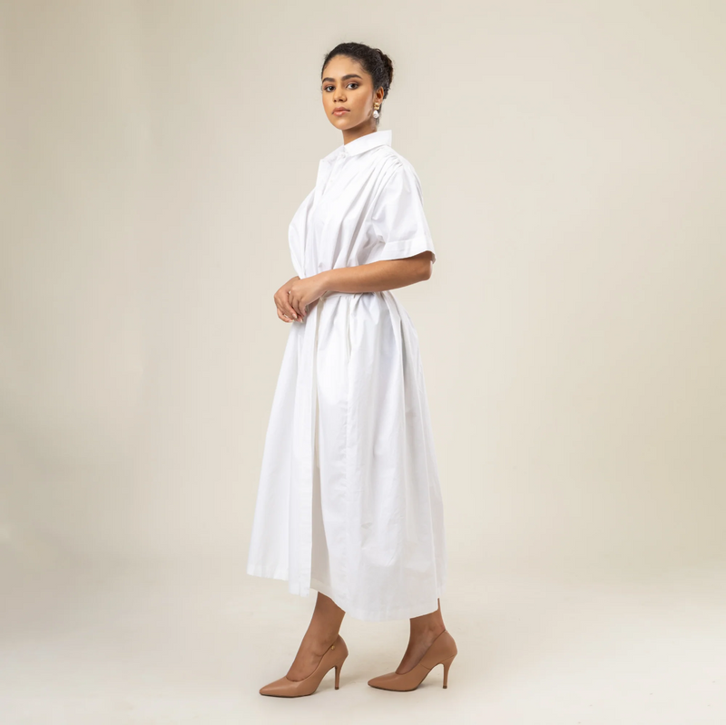 ZORA DRESS by Doodlage in white color for women Worldwide
