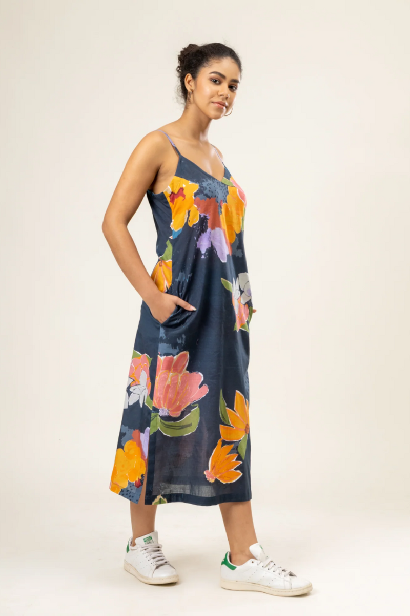 CLAIRE SLIP DRESS mul by Doodlage in multi color for women Worldwide
