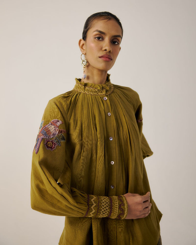 FARMER SET-Parrot Emb. cotton by CORD for women Worldwide