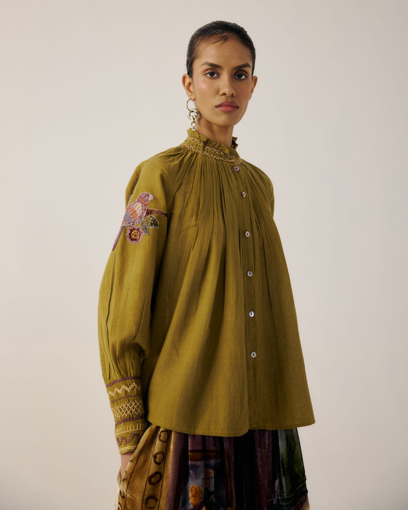 FARMER SET-Parrot Emb. cotton by CORD for women Worldwide