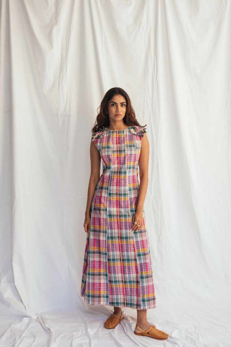 Sherbet Panel Dress cotton by JodiLife for women Worldwide