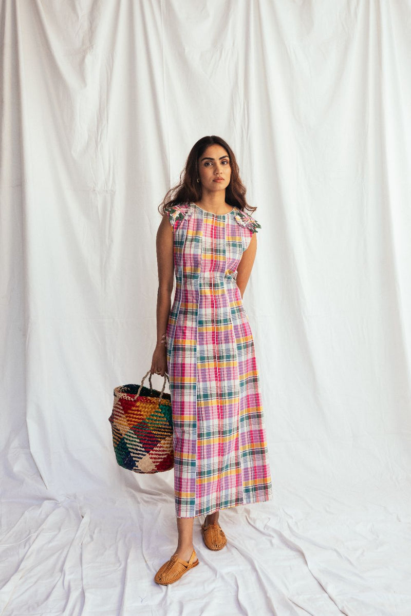 Sherbet Panel Dress cotton by JodiLife for women Worldwide