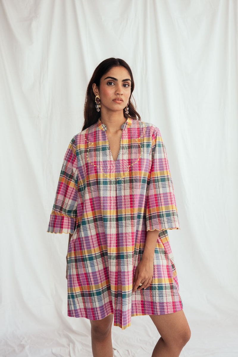 Sherbet Shift Dress cotton by JodiLife for women Worldwide