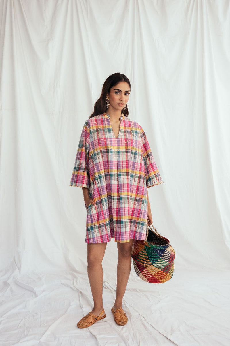 Sherbet Shift Dress cotton by JodiLife for women Worldwide