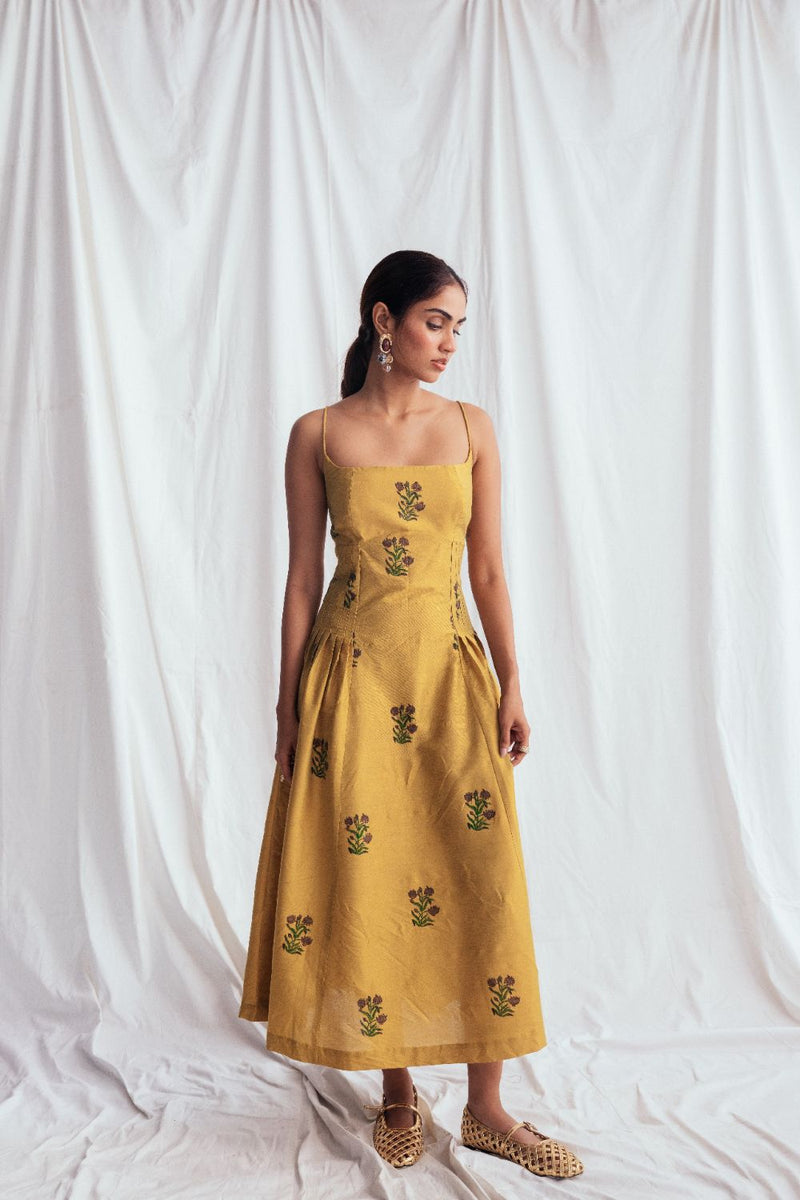 Nimbu Silk Dress silk by JodiLife for women Worldwide