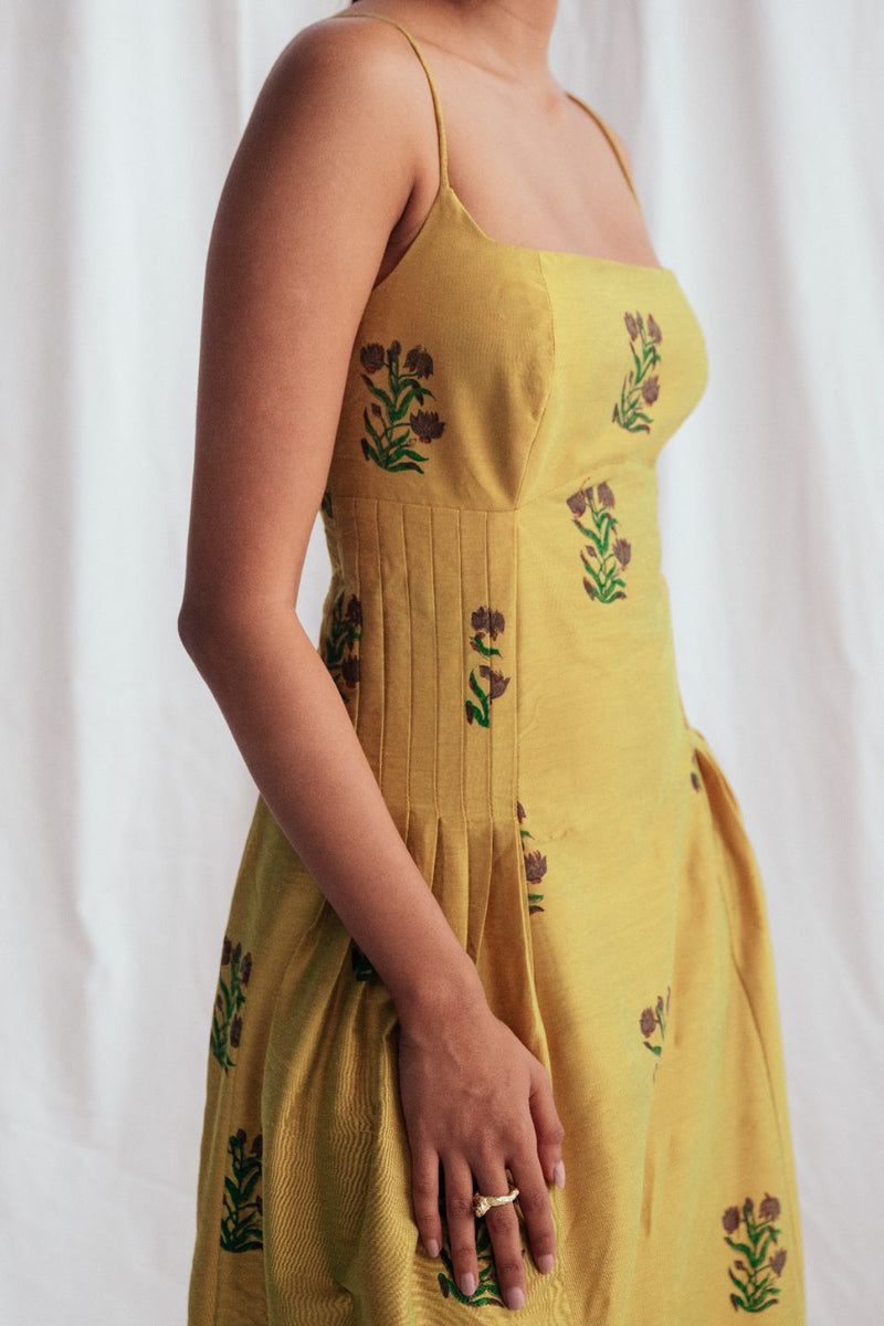 Nimbu Silk Dress silk by JodiLife for women Worldwide