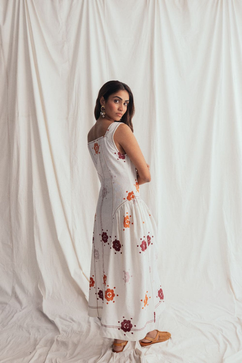 Thandai Day Dress cotton by JodiLife for women Worldwide