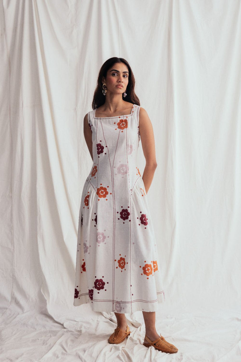 Thandai Day Dress cotton by JodiLife for women Worldwide