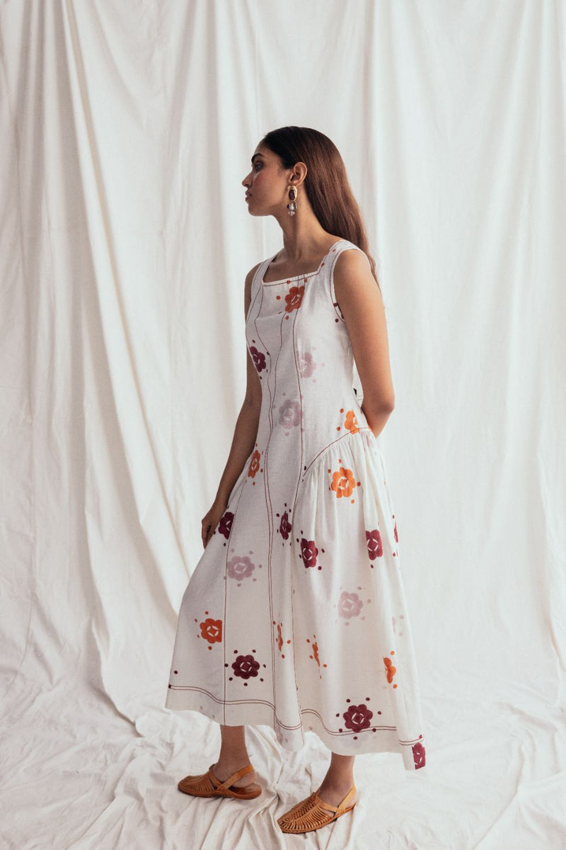 Thandai Day Dress cotton by JodiLife for women Worldwide