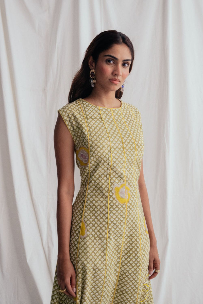 Panna Panel Dress cotton by JodiLife for women Worldwide