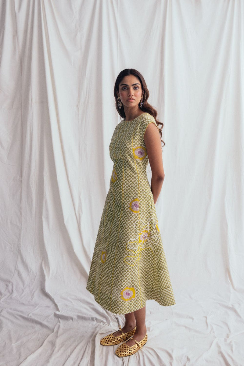 Panna Panel Dress cotton by JodiLife for women Worldwide