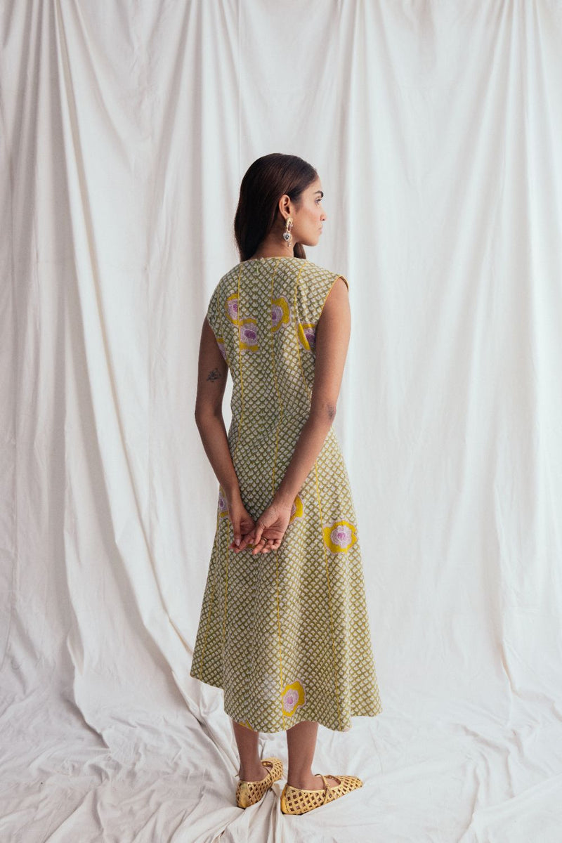 Panna Panel Dress cotton by JodiLife for women Worldwide