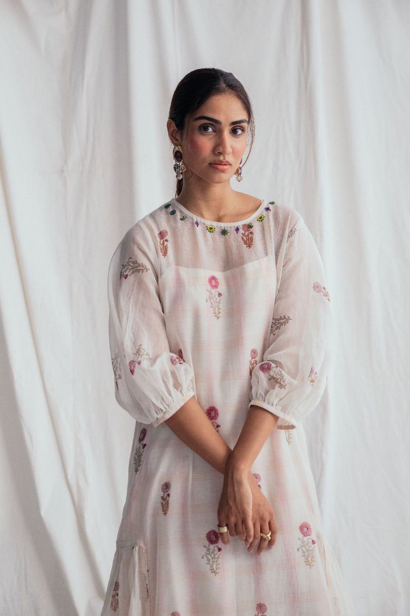 Kulfi Peasent Dress chanderi by JodiLife for women Worldwide
